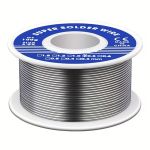 Припой, олово для пайки SUPER SOLDER WIRE с флюсом 2% / Sn 63% / 100 г / 0.8 мм