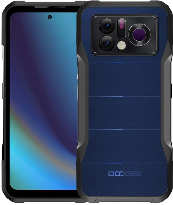 Смартфон Doogee V20 Pro 5G / 6.43'' Amoled / Тепловизор / 12 + 256Gb / 64 + 16Mp / 6000 мАч / Blue