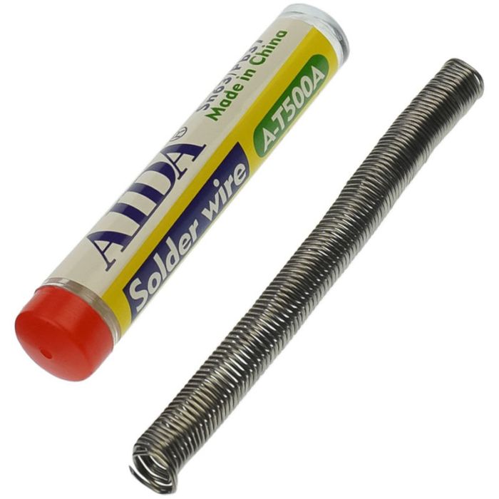 Припой для пайки AIDA A-T500A / Sn 63%, Pb 37% / 2500 мм, 10 гр / 0.8 мм
