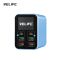 Быстрое зарядное устройство RELIFE Q4 / 2xUSB QC / 2xType-C PD / TFT дисплей / 72W Max / Blue