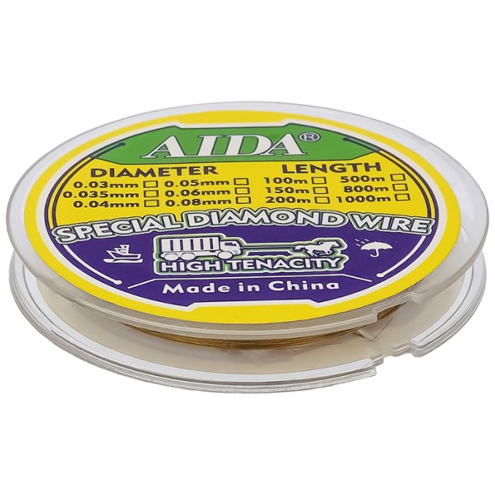 Дріт (струна) Aida для розділення дисплейних модулів 100м / 0.1 мм