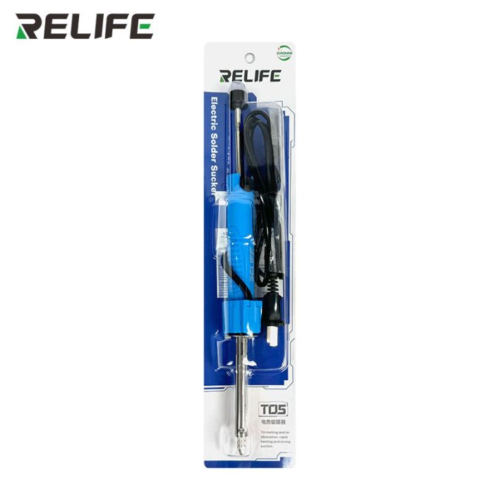 Олововідсмоктувач електричний RELIFE TO5 / екстрактор для припою / 320 - 380°C / 30 Вт