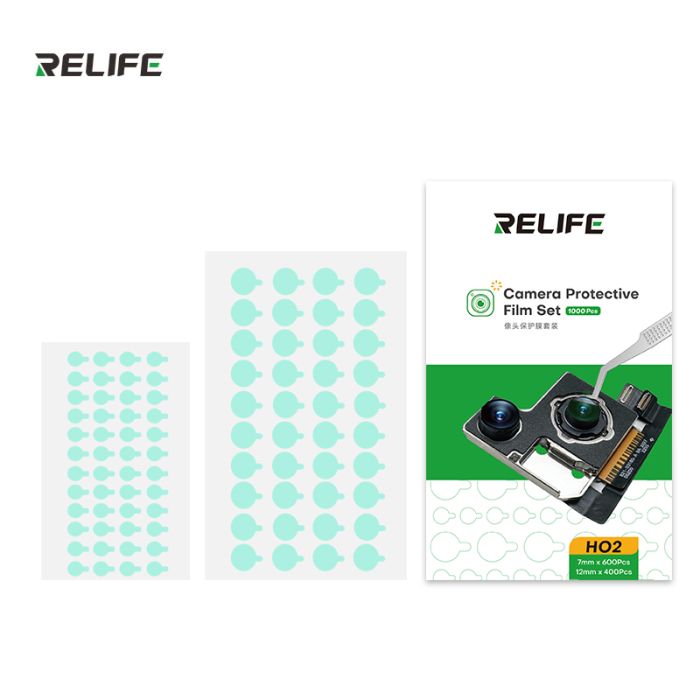 Защитные наклейки для модуля камеры RELIFE HO2 / диаметр 12мм 400 шт. / 7 мм 600 шт.
