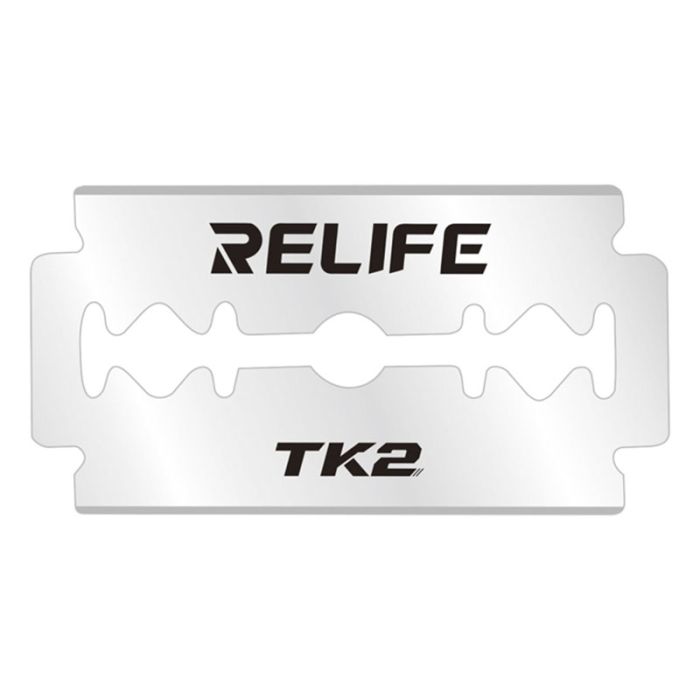 Леза двосторонні RELIFE TK2 з нержавіючої сталі для розділення екрану, упаковка 10 шт.