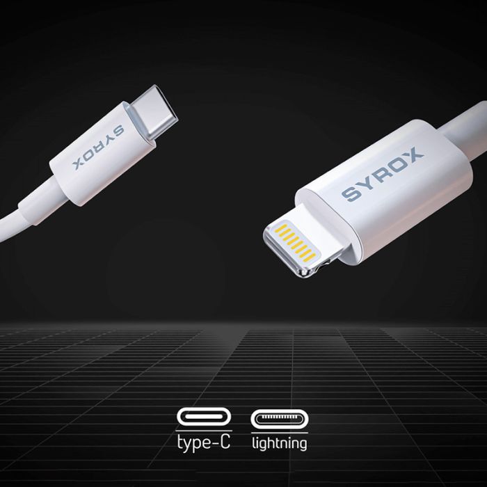 Кабель Type-С-Lightning 18В 3.0А Syrox С96