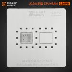 Трафарет BGA Amaoe A10 CPU+RAM для iPhone 7 / 7 Plus / iPad 6 / 7 (0.10 mm)
