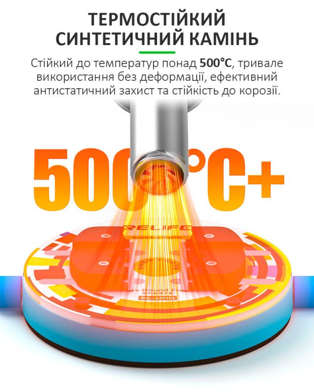 Держатель термостойкий RELIFE RL-601Q для ремонта плат, микросхем, BGA