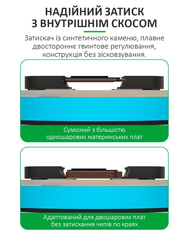Держатель термостойкий RELIFE RL-601Q для ремонта плат, микросхем, BGA