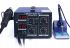 Паяльна станція 2 в 1 WEP 852D+SE pump / термофен + паяльник / компресор / 4 насадки / 650 Вт