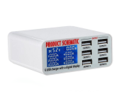 Быстрое зарядное устройство Sunshine SS-304D 3.5A / 6xUSB / 30W