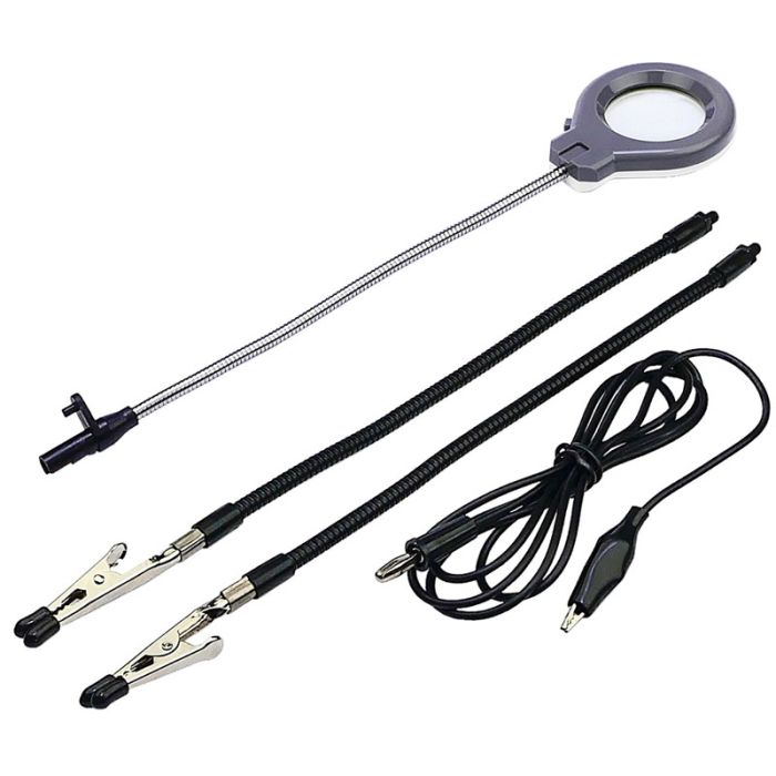 Паяльная станция WEP 926LED IV / 90-480°C / 3 канала памяти / держатель, лупа, подсветка / 130 Вт