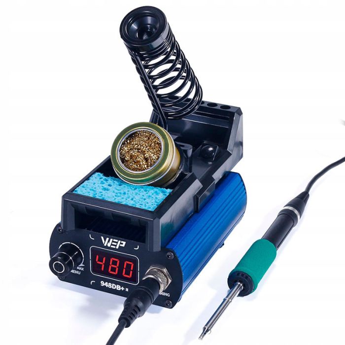 Паяльная станция WEP 948DB+ II / Жало T12 / 200-480°C / 3 канала памяти / 75 Вт