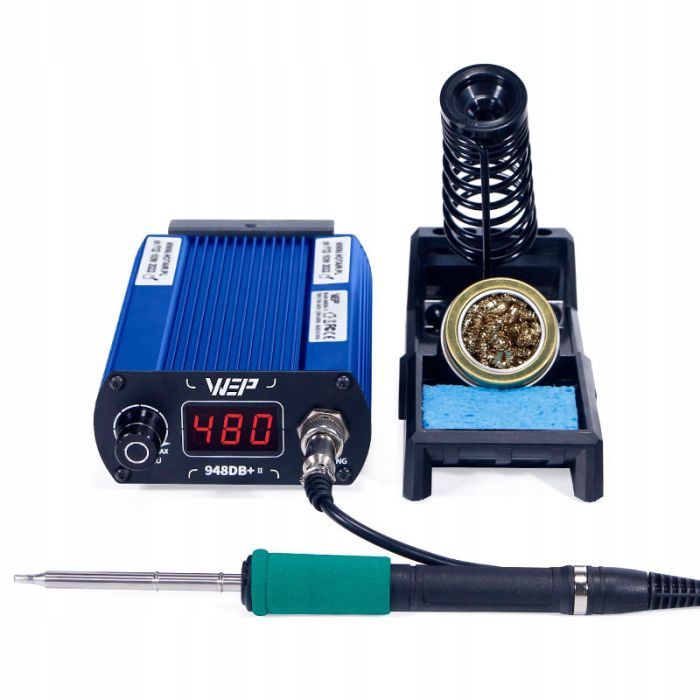 Паяльная станция WEP 948DB+ II / Жало T12 / 200-480°C / 3 канала памяти / 75 Вт
