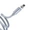 USB кабель магнитный Hoco U40A 1m Lightning серый