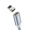 USB кабель магнитный Hoco U40A 1m Lightning серый