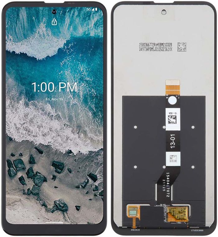 Дисплей + сенсор Nokia X100 Black - p/n: FPC6704-1