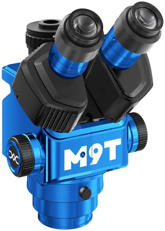 Микроскоп тринокулярный Sunshine M9T / 6X-45X / адаптер CTV 0.5X / WF10X/25 / без штатива / Blue