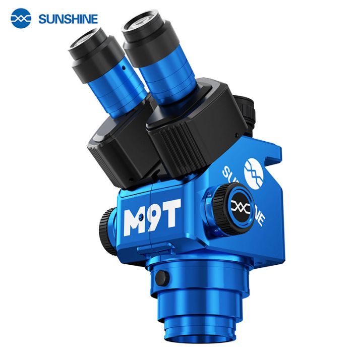Микроскоп тринокулярный Sunshine M9T / 6X-45X / адаптер CTV 0.5X / WF10X/25 / без штатива / Blue