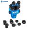 Микроскоп тринокулярный Sunshine M9T / 6X-45X / адаптер CTV 0.5X / WF10X/25 / без штатива / Blue