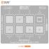 Трафарет BGA Amaoe U-GGE1 / Google Pixel 6, 7, 8, 9, 10 CPU / Tensor G1, G2, G3, G4, G5 / RAM 496 / 0.12mm