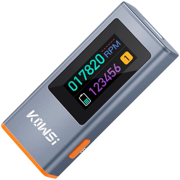 Цифровой лазерный тахометр KOWSI KWS-ZS2508 бесконтактный / для измерения оборотов / 300-200000 об/мин