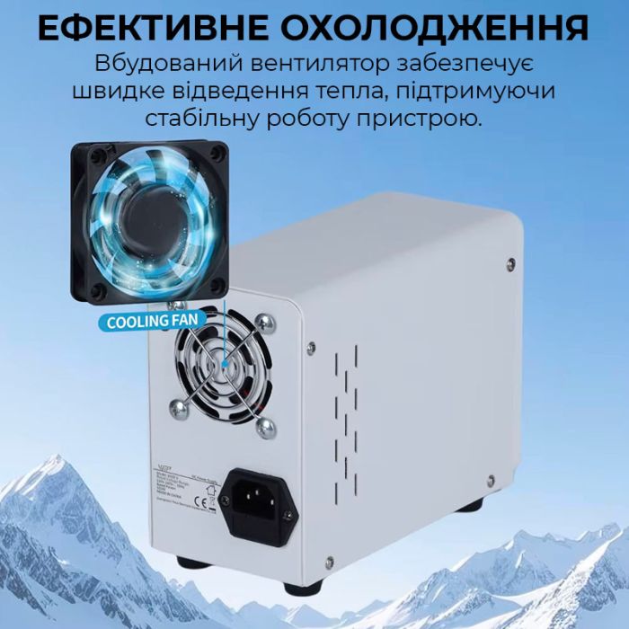 Блок живлення WEP 305D-V імпульсний / компактний / USB Quick Charge / 30В 5А / 150 Вт