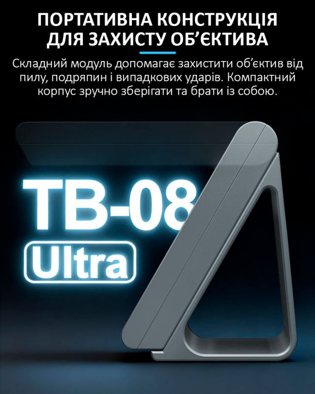 Тепловизионная камера Sunshine TB-08 Ultra с дисплеем 4'' / голосовое управление / тепловизор для ремонта