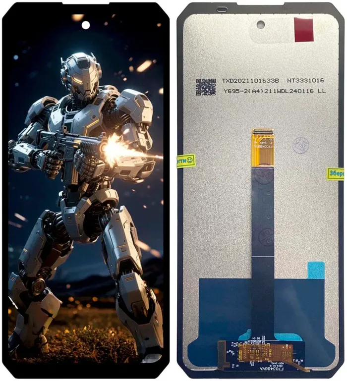 Дисплей + сенсор Fossibot F107 / F107 Pro Black - p/n: F703488VA