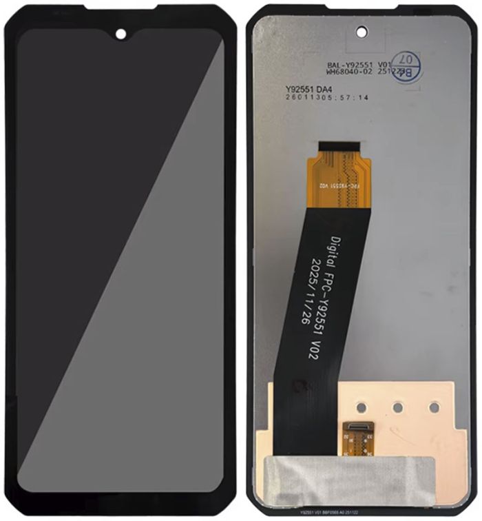 Дисплей + сенсор Oukitel WP61 / WP61 Plus / WP61 UItra Black - p/n: FPC-Y92551 V02