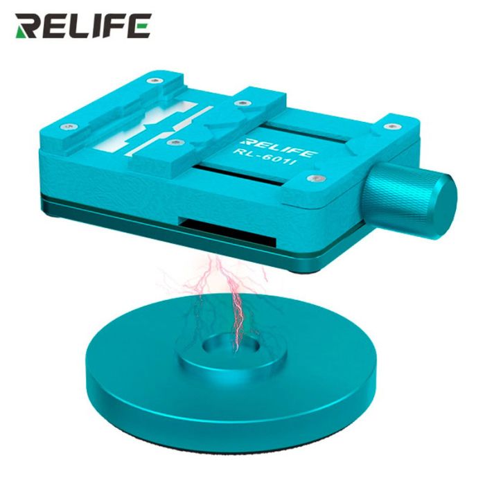 Держатель для ремонта плат Relife RL-601I компактный, поворотный, с зажимом