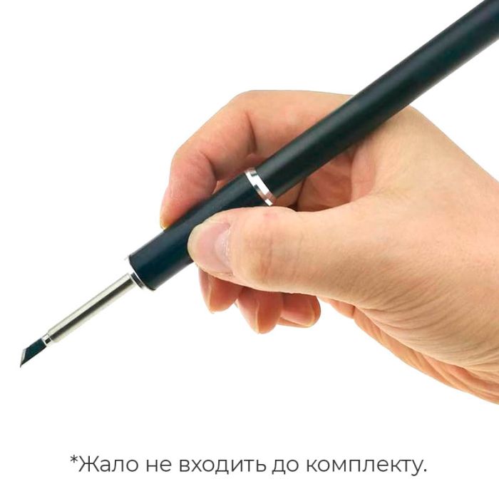 Паяльник Quicko T12 M8 / ручка металева для паяльних станцій 941 / 942 / 946 / 950 / 951 / 952 / 956 / 4-pin