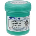 Флюс-паста AMTECH NC-559-ASM / без вмісту галогенів / зелена банка 100г