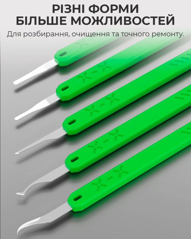 Набір скребків TELIJIA TE-212 для ремонту плат і мікросхем / 5 шт.