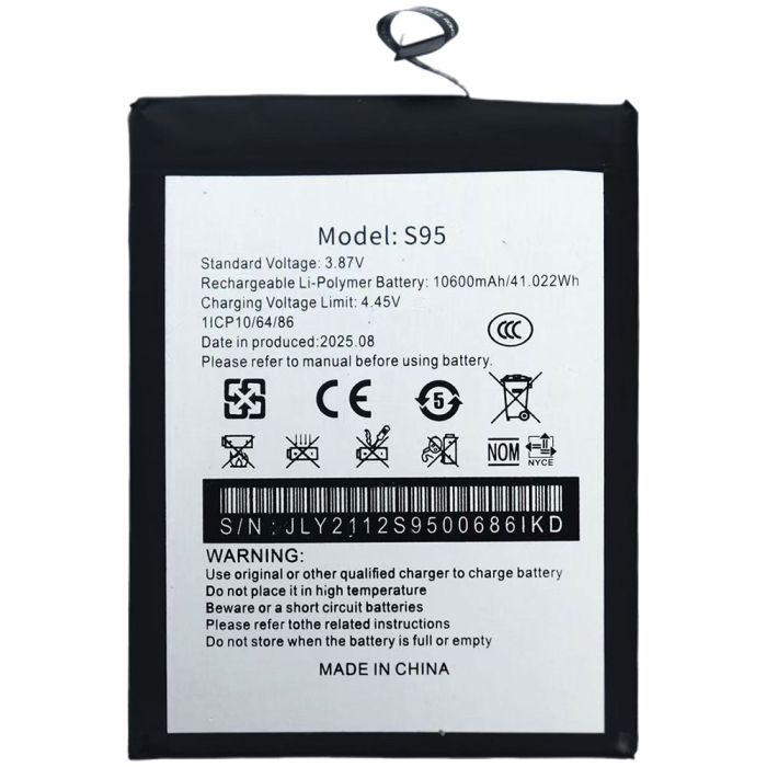 Акумулятор для Oukitel WP16 / S95 / 10600 mAh