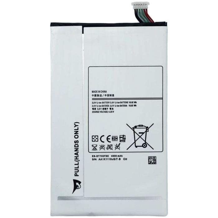 Аккумулятор для Samsung T700 Galaxy Tab S 8.4 / EB-BT705FBE / EB-BT705FBC / 4900mAh