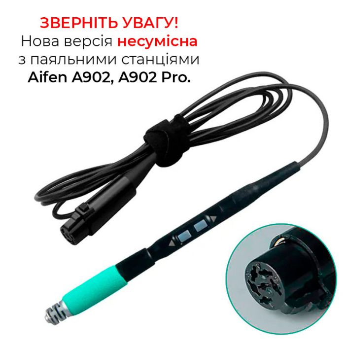 Ручка паяльника JBC C115 NEW / с кнопками регулировки / для прецизионных паяльных станций Sugon / Aifen