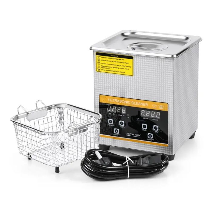 Ультразвукова ванна Skymen ZX-010S металева / ємність 2л / нагрів 20 - 80°C / таймер 30 хв. / 60 Вт