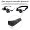 Лупа очки бинокулярные Magnifier 9892GJ с LED подсветкой / увеличение 10X 15X 20X 25X