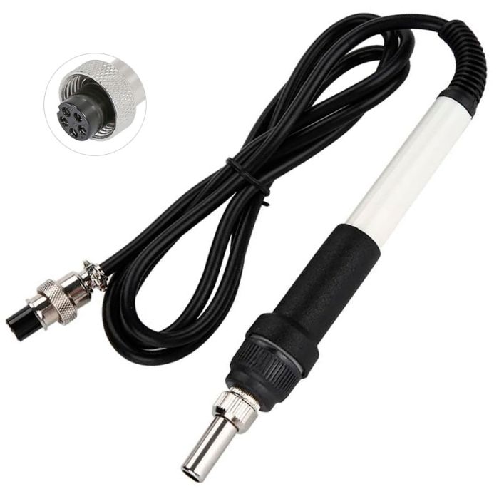 Паяльник Quicko T12 907 / ручка для паяльних станцій 955 / 958 / 5-pin Чорно-білий