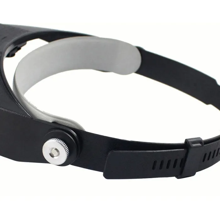 Лупа окуляри бінокулярні Magnifier 81001-A з LED підсвіткою / збільшення 1.2X 1.8X 2.5X 3.5X