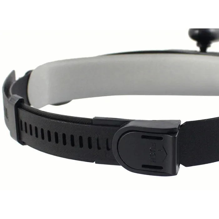 Лупа окуляри бінокулярні Magnifier 81001-A з LED підсвіткою / збільшення 1.2X 1.8X 2.5X 3.5X