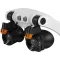 Лупа очки бинокулярные Magnifier 32521-SX с LED подсветкой / увеличение 3X 4X 5X 6X 7X 10X
