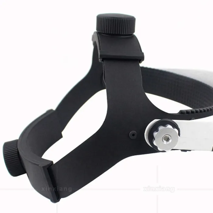 Лупа очки бинокулярные Magnifier 81001-H с LED подсветкой / увеличение 1X 1.5X 2X 2.5X 3.5X