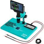 Мікроскоп цифровий з мультиметром RF4 RF-50M / монітор HD 7" / кратність 7X-45X / HDMI / пульт / підсвітка