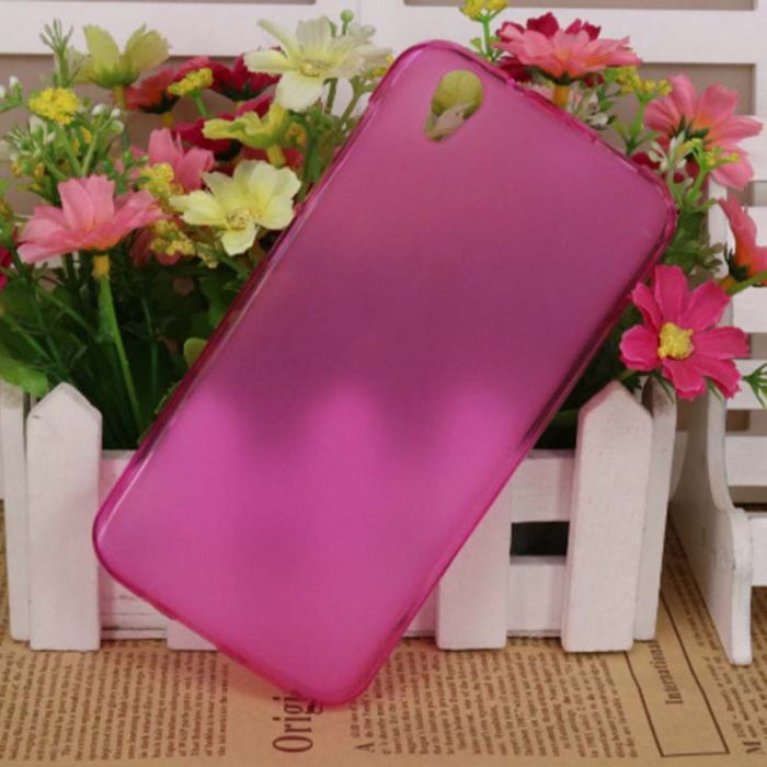 Силиконовый чехол для S-TELL M621 розовый