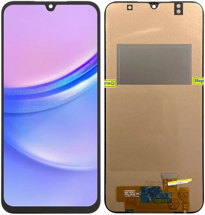 Дисплей + сенсор Samsung A15 4G SM-A155F Black - p/n: AMS646DS01 REV6.3 / 6,36''