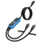Кабель тестер RELIFE XA7 / Type-C 2 в 1 / Quick Charge 4.0 / PD 3.0 / 100 Вт / для iPhone Android