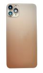 Заднє скло корпусу для Apple iPhone 11 Pro Max золотисте зі склом камери