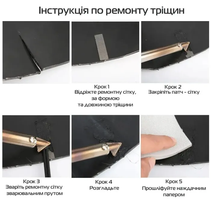 Набор для ремонта, пайки пластика, бамперов, деталей кузова авто / паяльник, армирующая сетка / 100 Вт