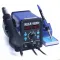 Паяльная станция WEP-898BD+ 2 в 1 фен / паяльник / цифрова індикація / турбінна / 3 насадки / 750 Вт